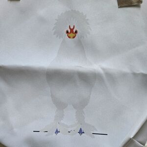 NWT Thick Canvas Chicken Tote Bag